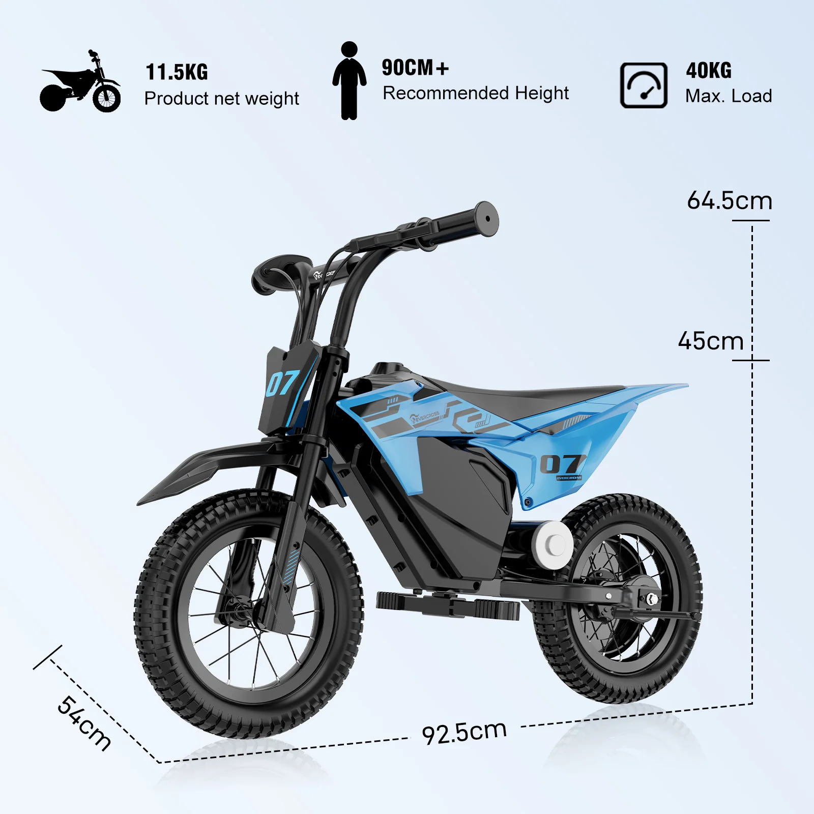 EVERCROSS EV13M Kinder-Elektromotorrad für Kinder von 3-7 Jahren - Image 7