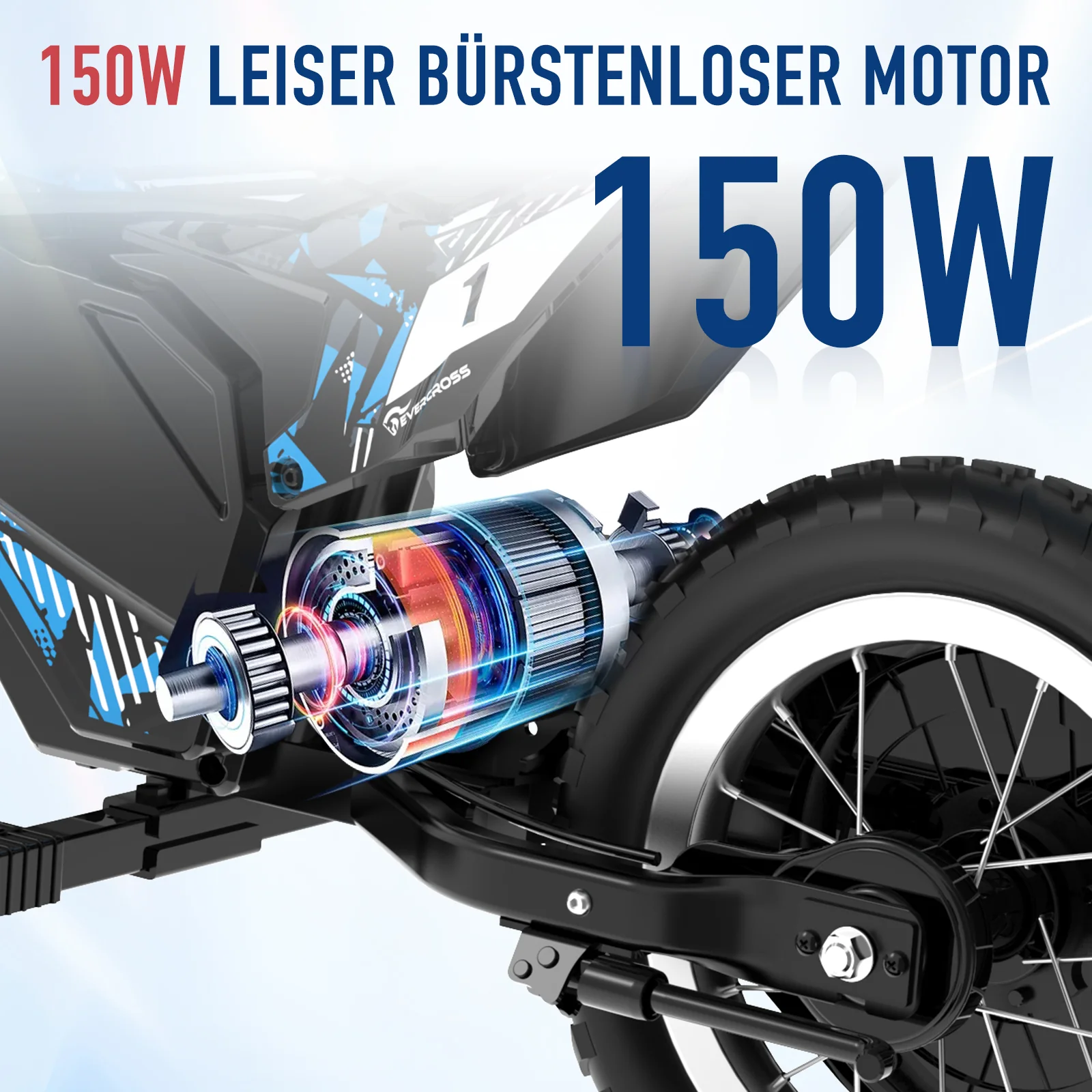 EVERCROSS EV13M Kinder-Elektromotorrad für Kinder von 3-7 Jahren - Image 9