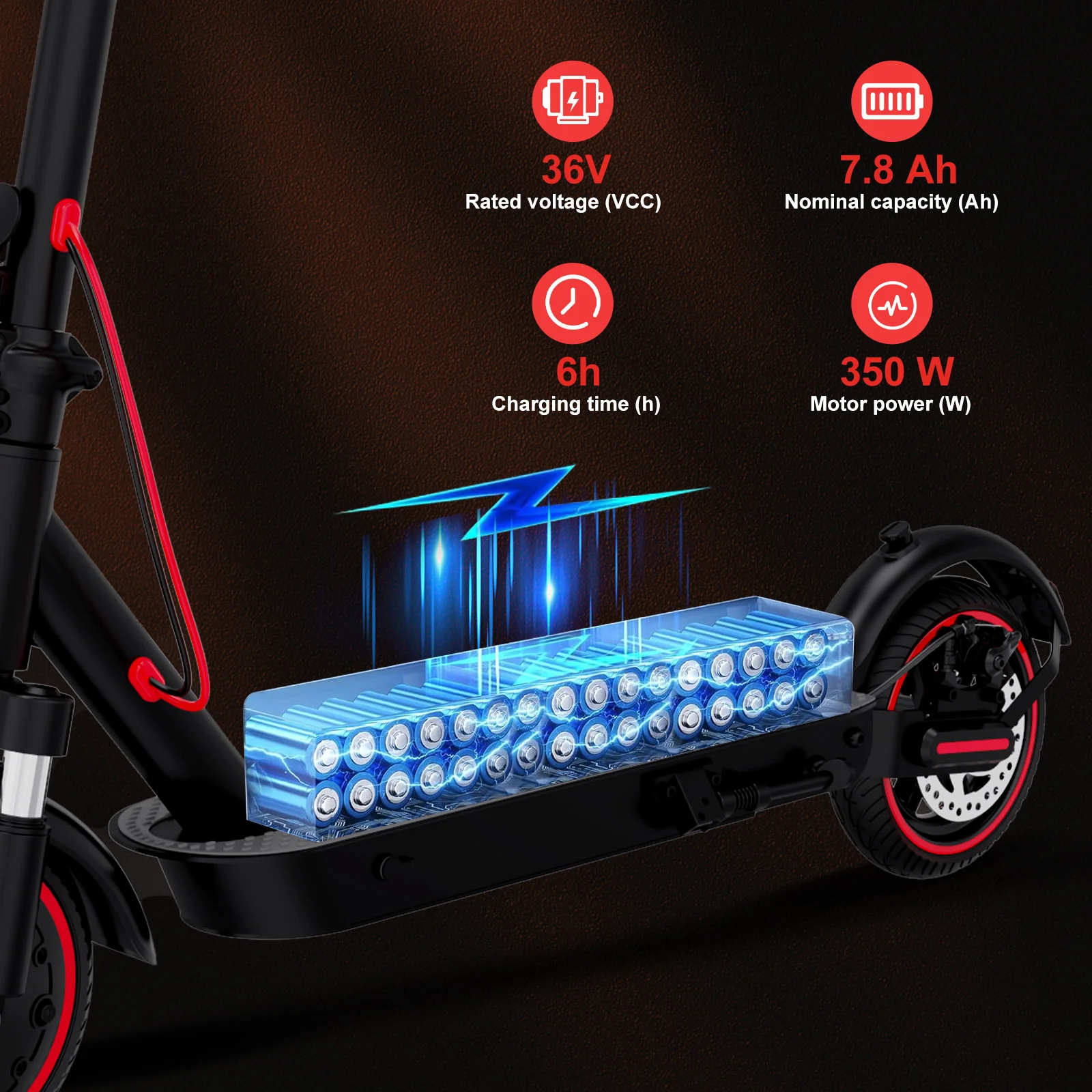 EVERCROSS EV85F Klappbarer E-Scooter-25KM/h(Compliance in AT) - Image 4